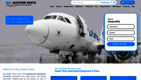 What Buyaviationparts.com website looked like in 2020 (3 years ago)