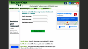 What Blchecktool.com website looked like in 2020 (3 years ago)