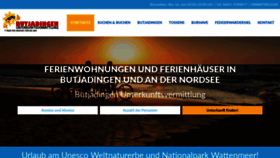 What Butjadingen-vermietung.de website looked like in 2020 (3 years ago)