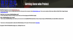 What Budspolicesupply.com website looked like in 2020 (3 years ago)