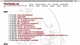 What Blog.spitau.de website looked like in 2020 (3 years ago)