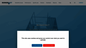 What Bunkerkit.com website looked like in 2020 (3 years ago)