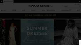 What Bananarepublic.co.uk website looked like in 2020 (3 years ago)