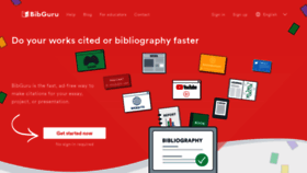 What Bibguru.com website looked like in 2020 (3 years ago)