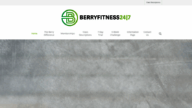 What Berryfitness.com.au website looked like in 2020 (3 years ago)