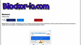 What Blockor-io.com website looked like in 2020 (3 years ago)