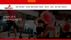 What Bodyzonegym.in website looked like in 2020 (3 years ago)