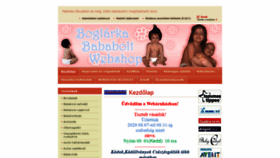 What Bogibababolt.hu website looked like in 2020 (3 years ago)