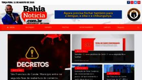 What Bahianoticia.com.br website looked like in 2020 (3 years ago)
