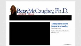 What Betsymccaughey.com website looked like in 2020 (3 years ago)