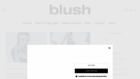 What Blushmagfit.com website looked like in 2020 (3 years ago)