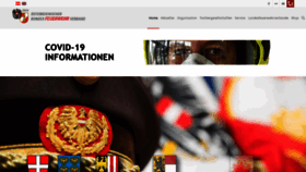 What Bundesfeuerwehrverband.at website looked like in 2020 (3 years ago)