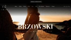 What Brzowski.com website looked like in 2020 (3 years ago)