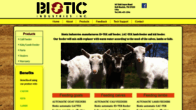 What Biotic.com website looked like in 2020 (3 years ago)