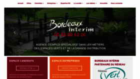 What Bordeaux-interim.fr website looked like in 2020 (3 years ago)