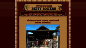 What Bettybowersdownhome.com website looked like in 2020 (3 years ago)