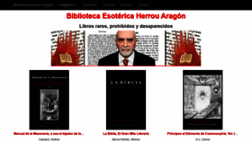 What Bibliotecaherrouaragon.com website looked like in 2020 (3 years ago)