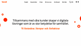 What Bouvet.se website looked like in 2020 (3 years ago)