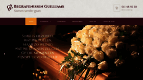 What Begrafenissen-guilliams.be website looked like in 2020 (3 years ago)