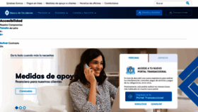 What Bancodeoccidente.com.co website looked like in 2020 (4 years ago)