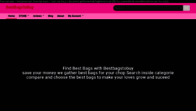 What Bestbagstobuy.com website looked like in 2020 (3 years ago)