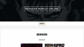 What Berserk-manga.com website looked like in 2020 (3 years ago)