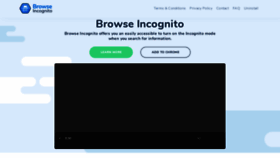 What Browse-incognito.com website looked like in 2020 (3 years ago)