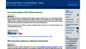 What Bertrandmeyer.com website looked like in 2020 (3 years ago)