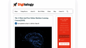 What Blog.digitalogy.co website looked like in 2020 (5 years ago)