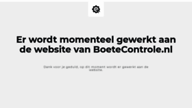 What Boetecontrole.nl website looked like in 2020 (5 years ago)
