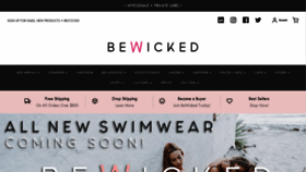 What Bewickedcostumes.com website looked like in 2020 (3 years ago)