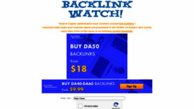 What Backlinkwatch.com website looked like in 2020 (3 years ago)
