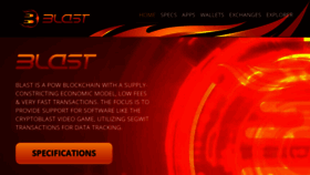 What Blastblastblast.com website looked like in 2020 (3 years ago)