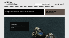 What Britishmuseumshoponline.org website looked like in 2020 (3 years ago)