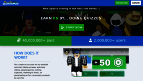 What Bloxawards.com website looked like in 2020 (3 years ago)