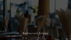 What Beluga-restaurant.de website looked like in 2020 (3 years ago)