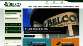 What Belco.org website looked like in 2020 (3 years ago)
