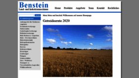 What Benstein-brammer.de website looked like in 2020 (3 years ago)