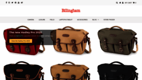 What Billingham.co.uk website looked like in 2020 (6 years ago)