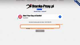 What Bramka-proxy.pl website looked like in 2020 (3 years ago)