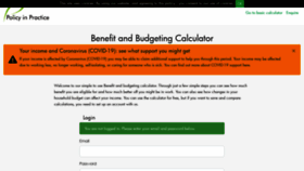 What Betteroffcalculator.co.uk website looked like in 2020 (5 years ago)