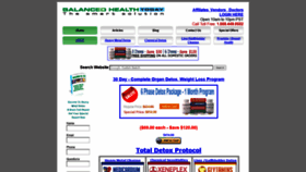 What Balancedhealthtoday.com website looked like in 2020 (3 years ago)