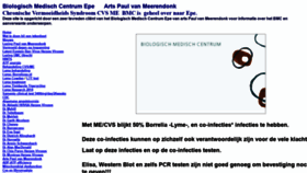 What Biologischmedischcentrumbmc.nl website looked like in 2020 (3 years ago)