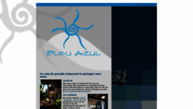 What Bleuazul.com website looked like in 2020 (3 years ago)