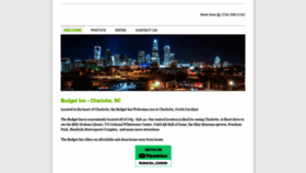 What Budgetinnclt.com website looked like in 2020 (3 years ago)