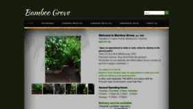 What Bamboogrove.net.au website looked like in 2020 (3 years ago)