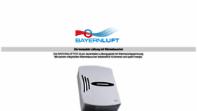 What Bayernluft.de website looked like in 2020 (3 years ago)
