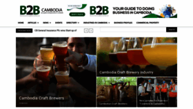 What B2b-cambodia.com website looked like in 2020 (3 years ago)