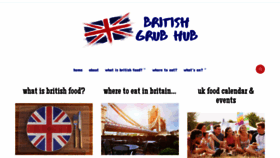 What Britishgrubhub.com website looked like in 2020 (3 years ago)