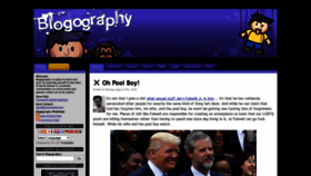 What Blogography.com website looked like in 2020 (3 years ago)